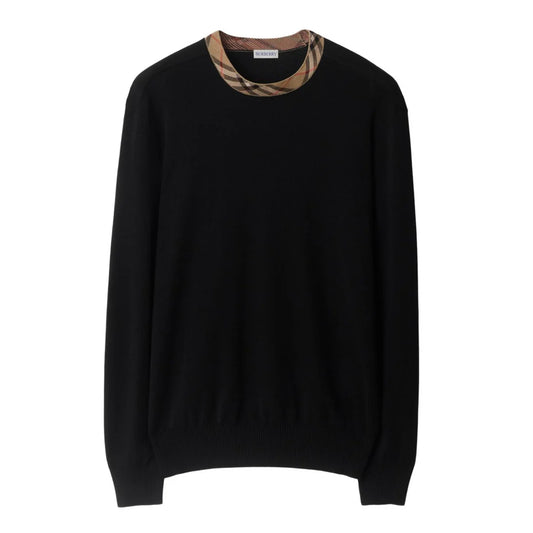 Burberry Check Wool Sweater