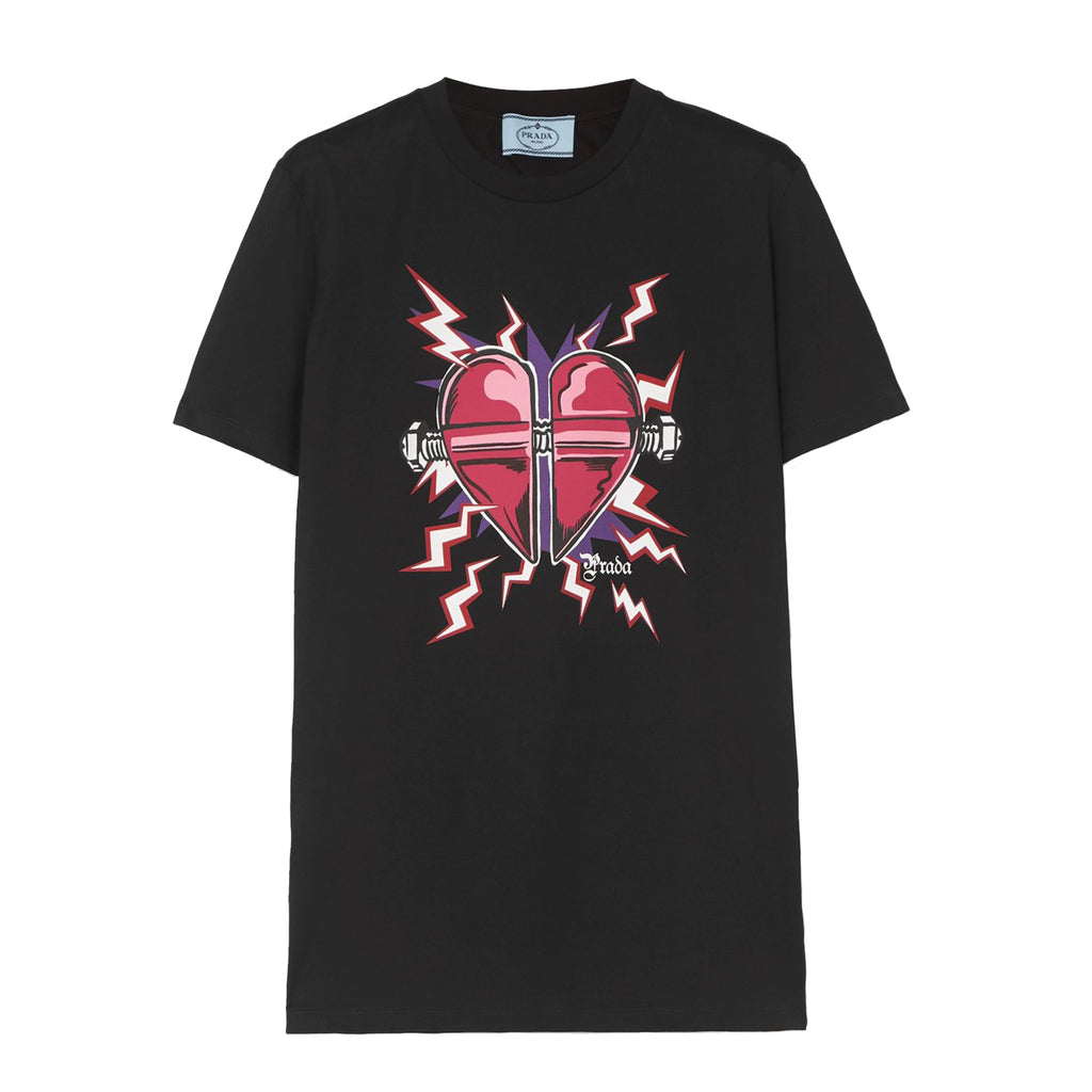 Prada Heart Logo T-Shirt