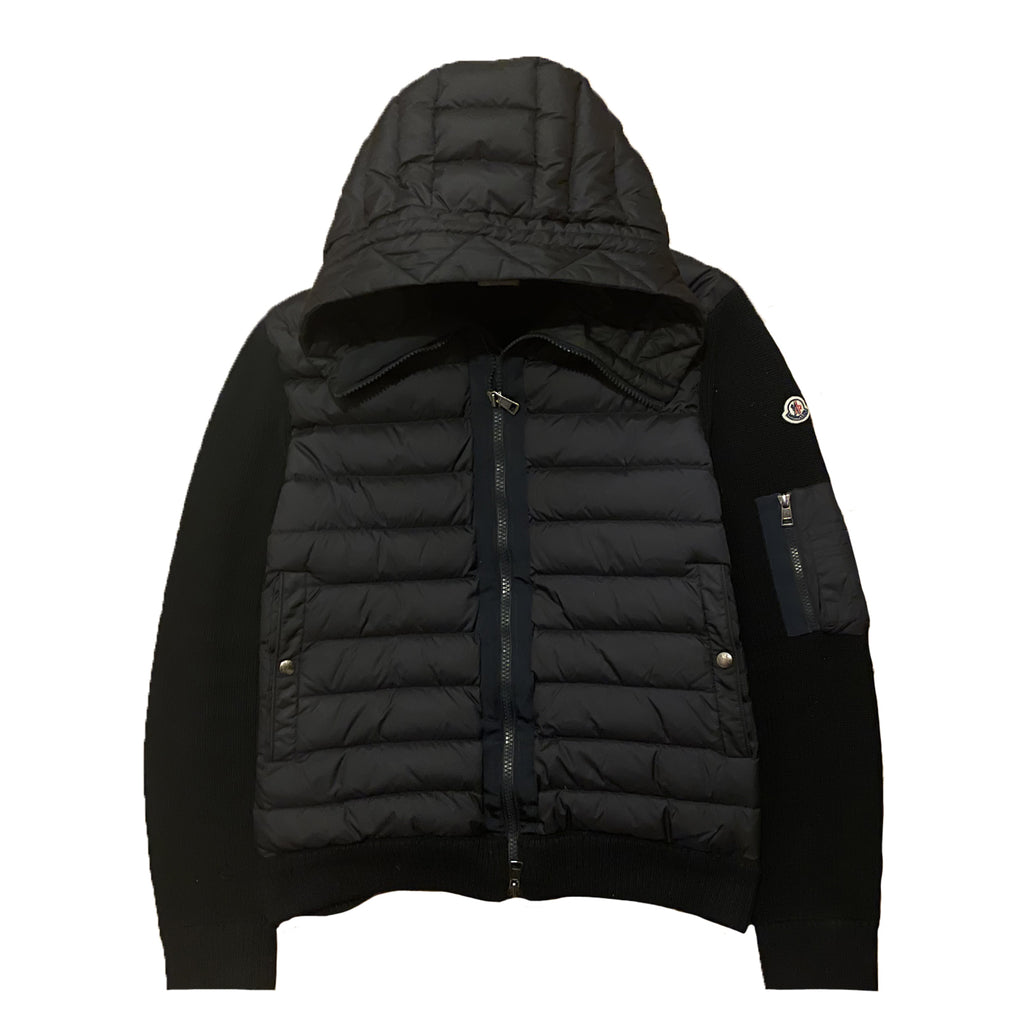 Moncler Hooded Down Cardigan