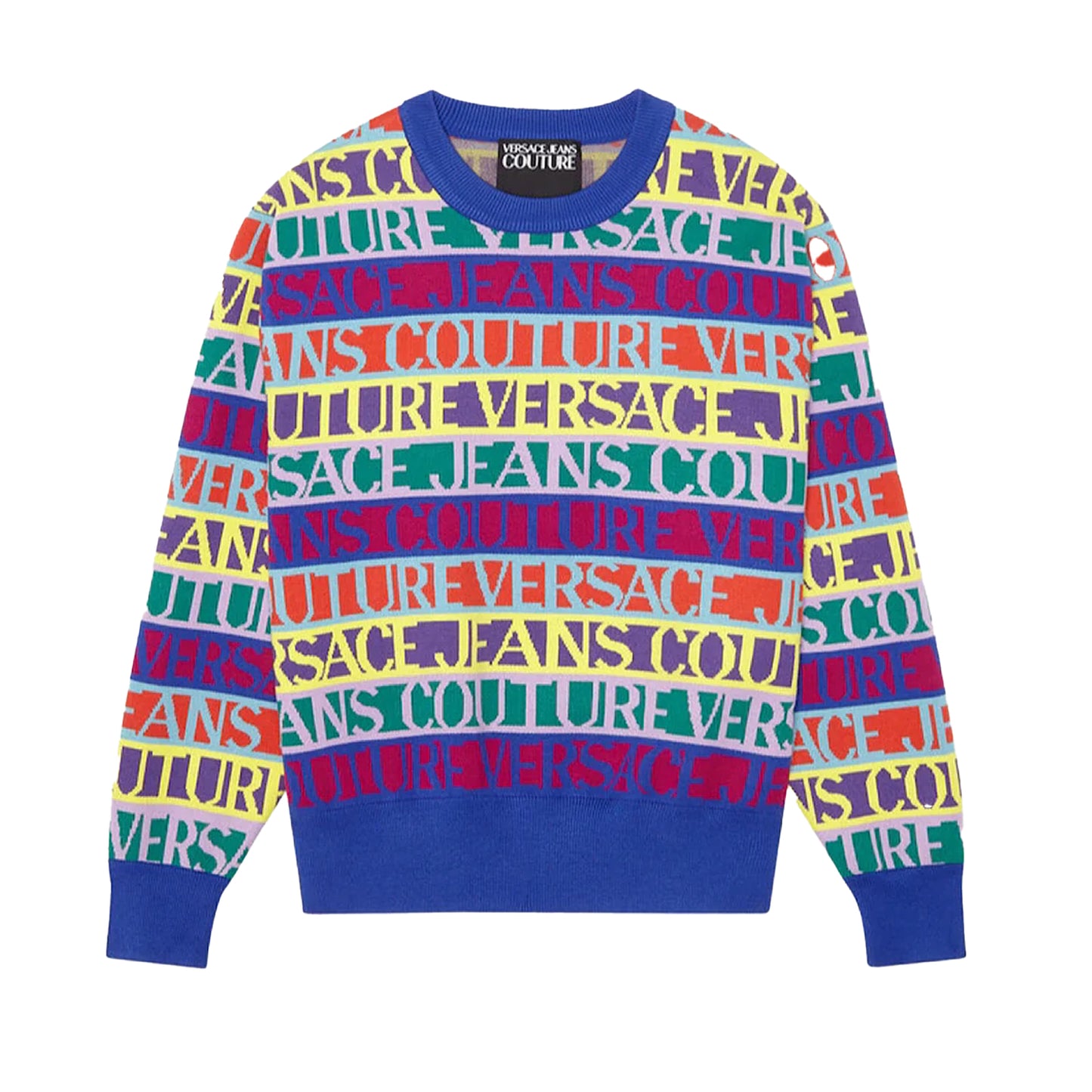 Versace Jacquard Logo Sweater