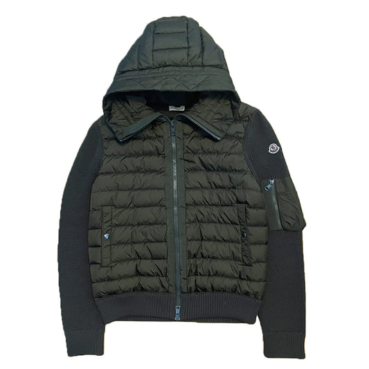Moncler Hooded Down Cardigan