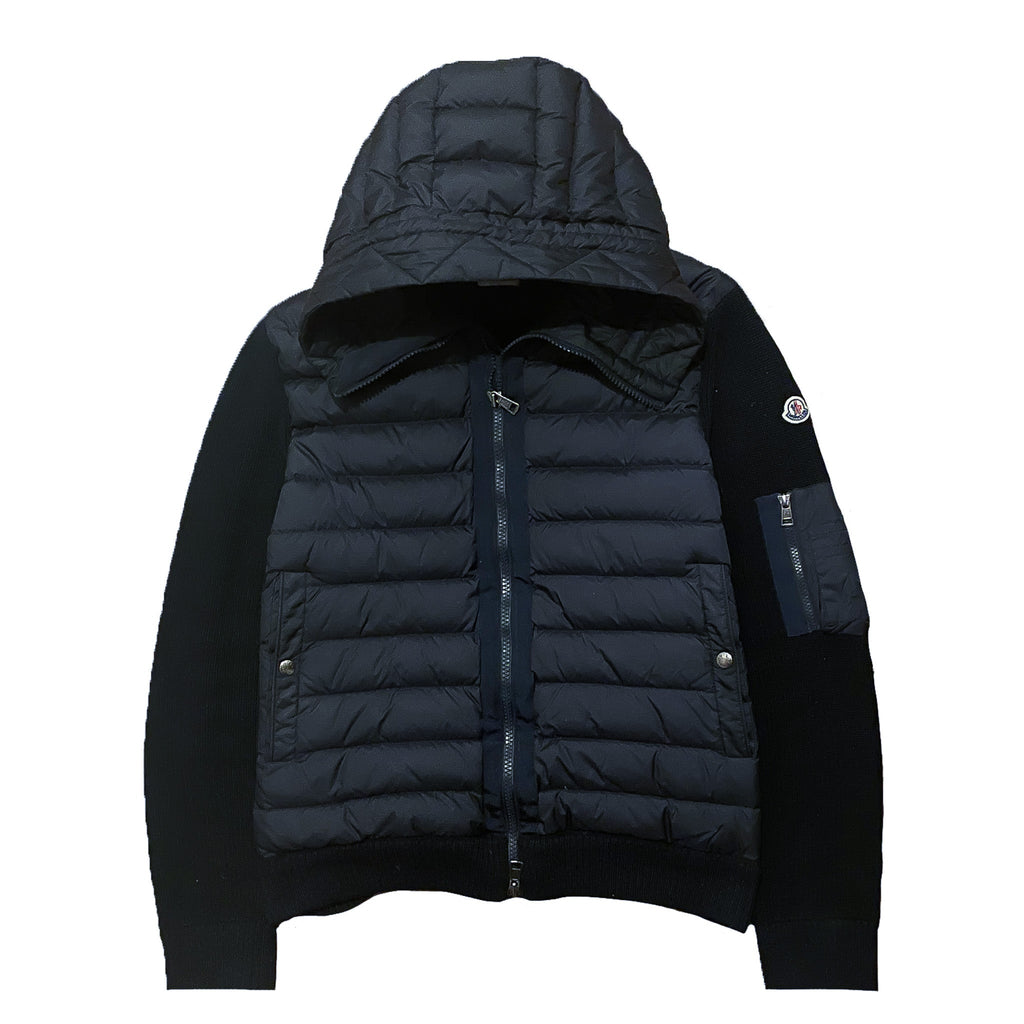 Moncler Hooded Down Cardigan