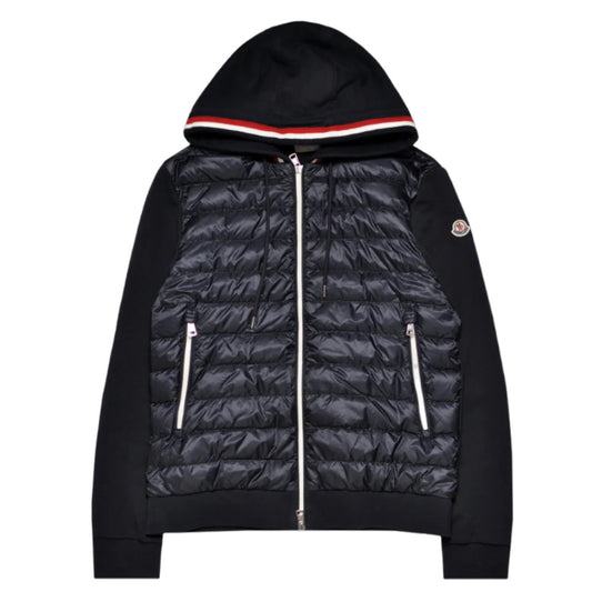 Hooded Moncler Down Cardigan