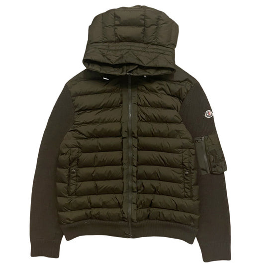 Moncler Hooded Down Cardigan