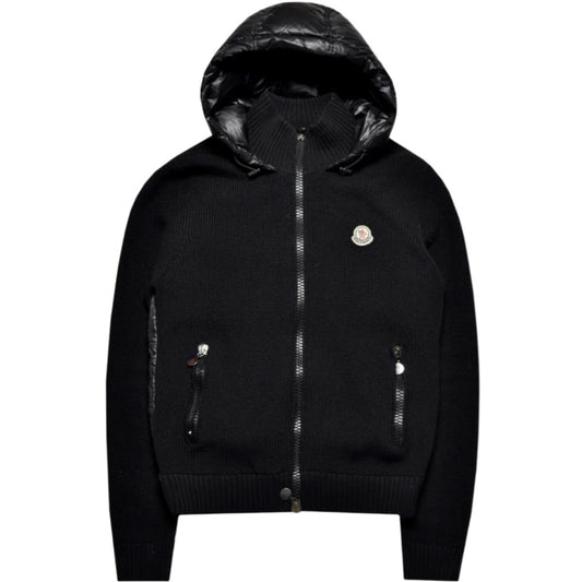 Moncler Hooded Down Cardigan