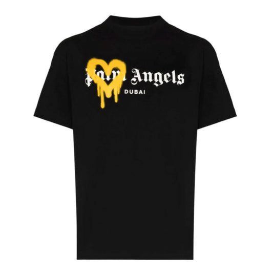 Palm Angels Dubai Heart Sprayed Logo
