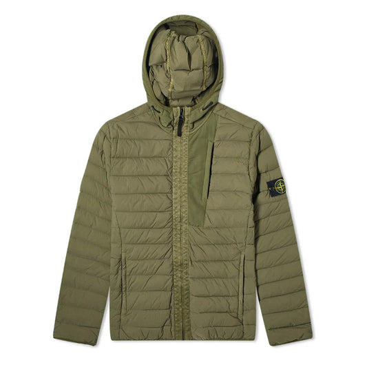 Stone Island Loom Woven Hooded Down Jacket