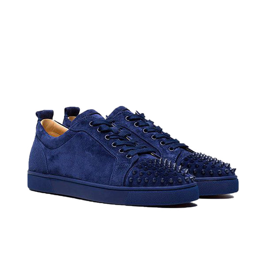 Christian Louboutin Junior Spike Suede Sneaker