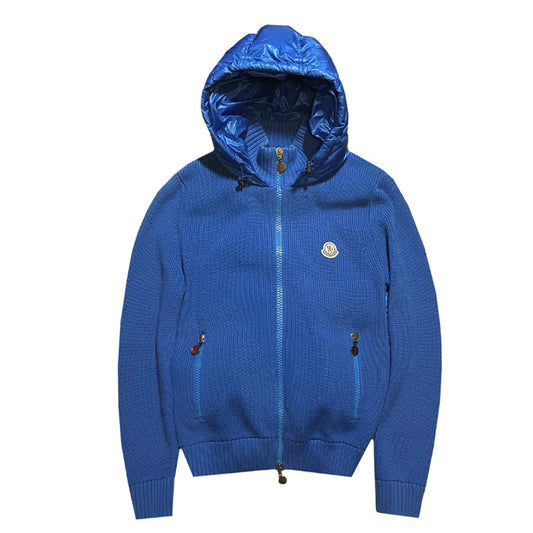 Moncler Hooded Down Cardigan