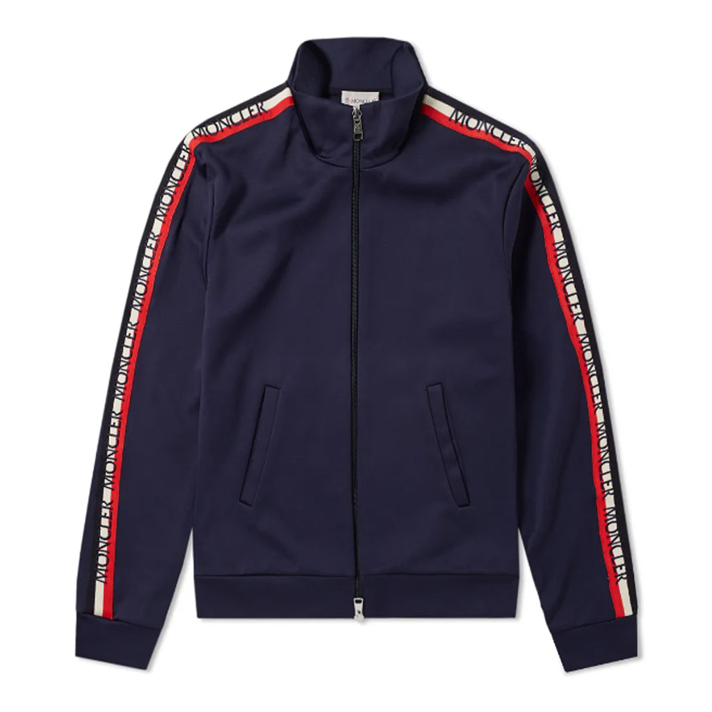 Moncler Taped Sleeve Zip Track Top