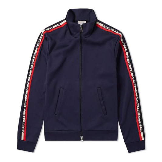 Moncler Taped Sleeve Zip Track Top