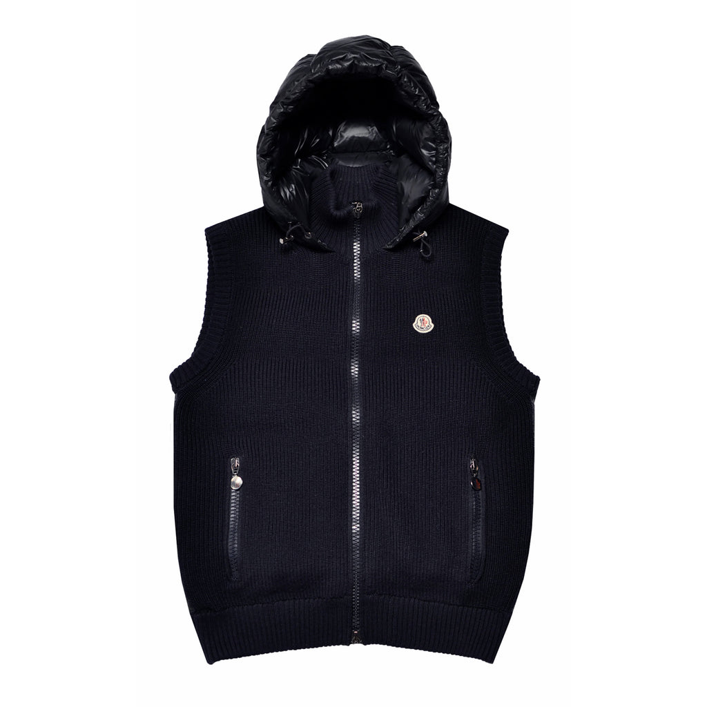 Moncler Down Hooded Vest