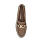 Salvatore Ferragamo Brown Leather Gancini Loafer Women