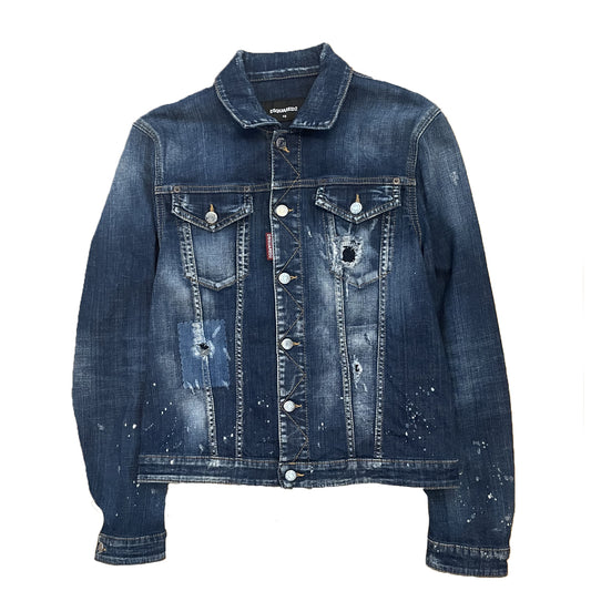 Dsquared2 Distressed Denim Jacket